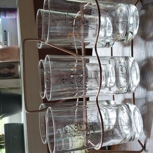 Vintage glass set zero king